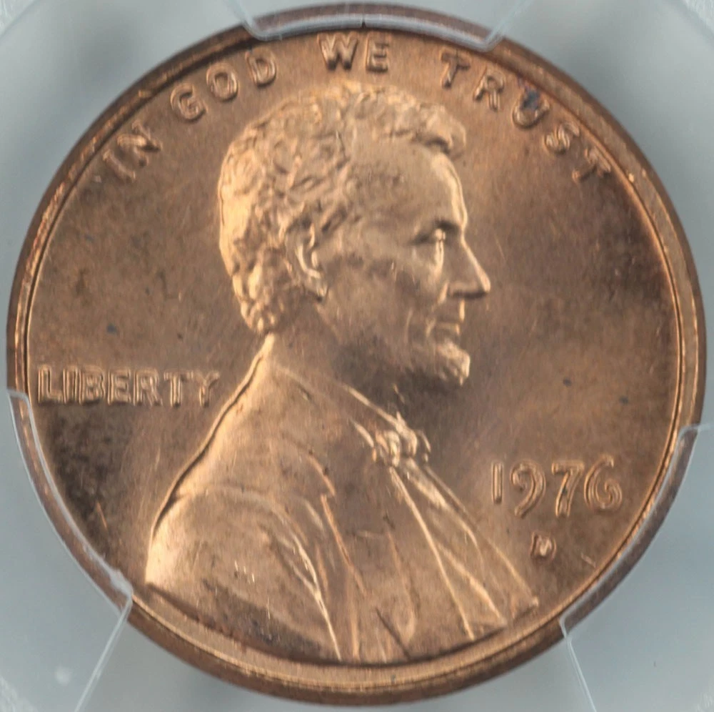MS 65 Graded 1976 Lincoln Memorial Small Cents (1959-2008) for