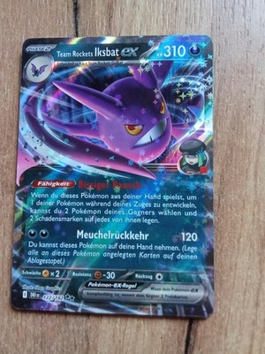 Pokemon Karte Team Rockets Iksbat EX Deutsch 122/182
