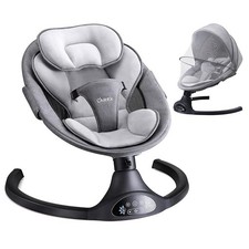 LAREX Baby Swing Electric Infant Rocker Bluetooth Remote Control Newborn 0-6mo