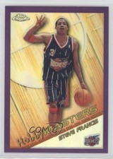 2000-01 Topps Chrome Hobby Masters Refractor Steve Francis #HM8 8f4