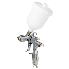 Devilbiss Finishline Gravity Feed Spray Gun W Cup 1.3 1.4 1.8 Mm Nozzle