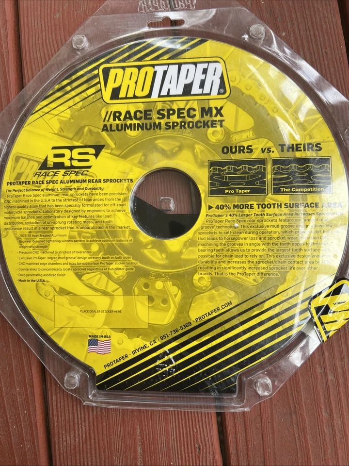 Piñón trasero Pro Taper MX Race Spec negro 50T 033220 Foto 2 de 4