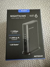 NETGEAR Nighthawk AX1800 WiFi 6 Router 1.8Gbps RAX9-100PAS