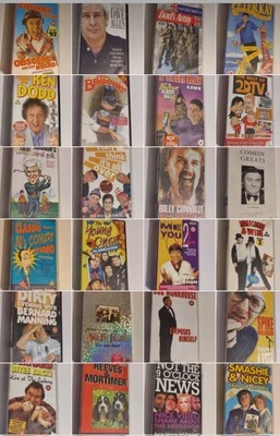 VHS videos stand Up Comedy Billy Connolly Peter Kay Bob Monkhouse Les Dawson PAL - Image 1 of 2