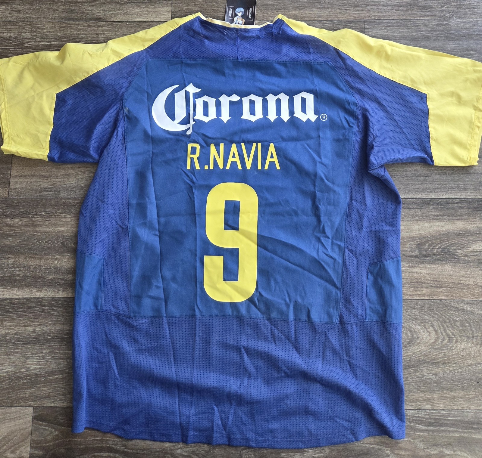 Nike Club America Aguilas Away 03/04 Reinaldo Navia Futbol Jersey Mens Sz Large