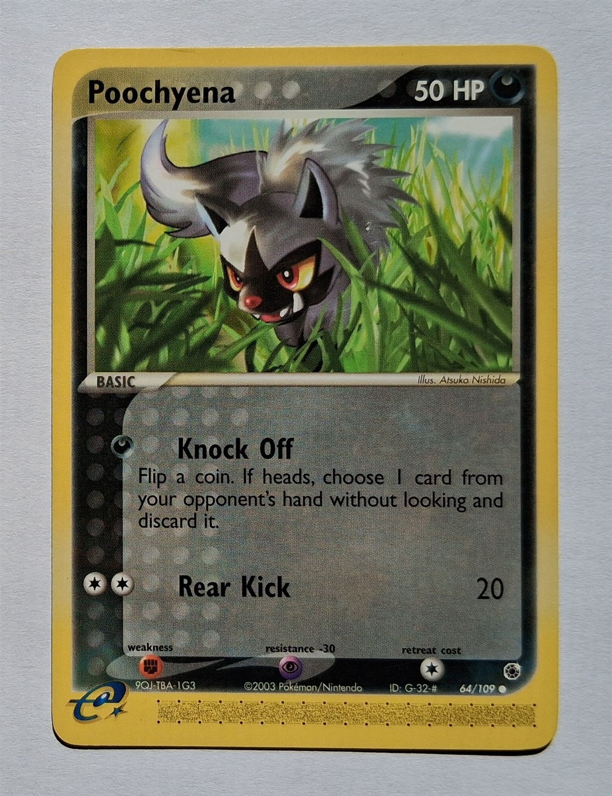 Pokemon - Poochyena - Ruby & Sapphire 64/109 - Common - LP