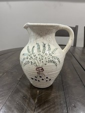 Royal Haeger Ceramic Pitcher Speckled Floral ...