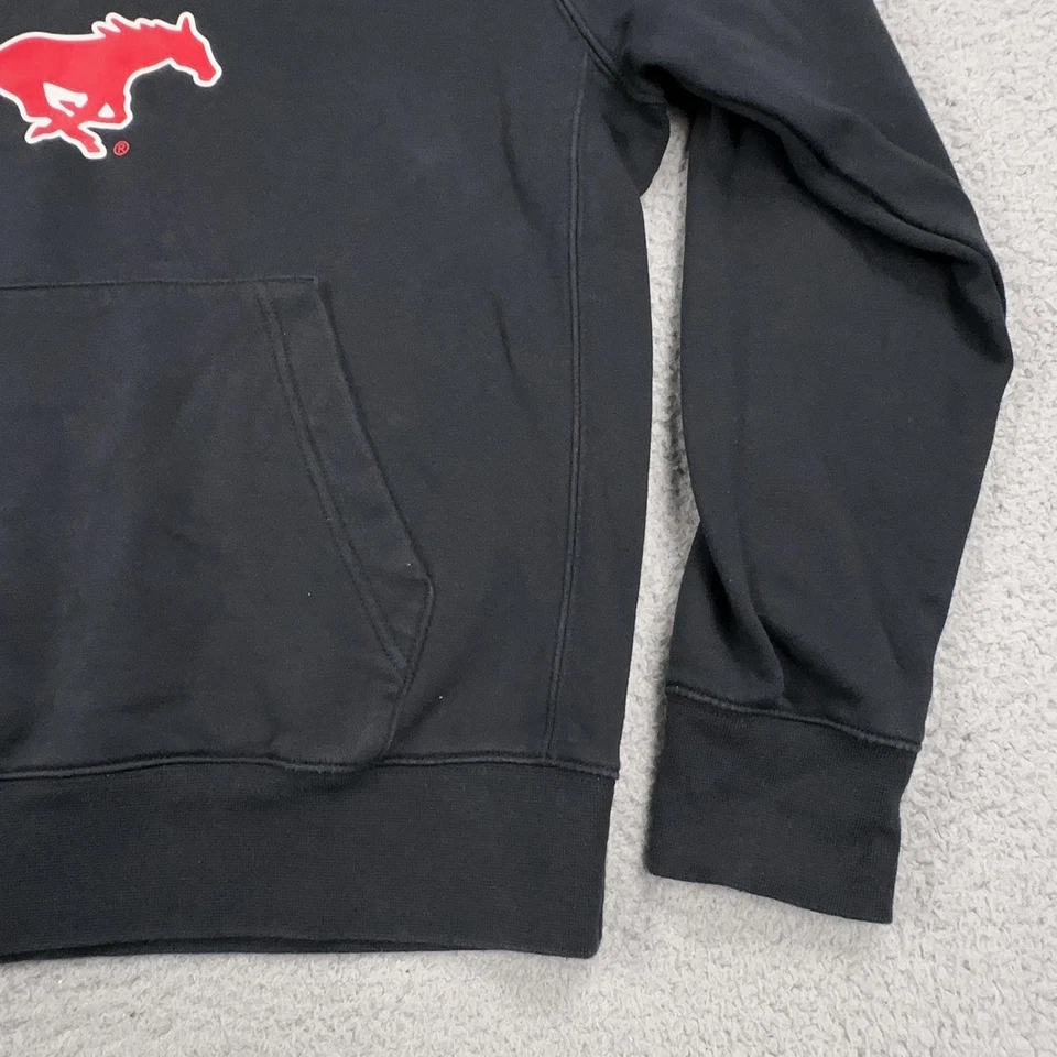 Sudadera con Capucha SMU Mustangs Para Hombre Mediana Negra Nike Fútbol Universitario Believe Polar NCAA Foto 4 de 4