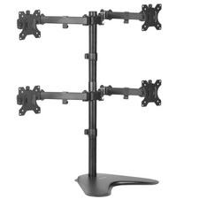 VIVO Quad Monitor Desk Stand Mount FreeStanding Adjustable  4 Screens up to 30"