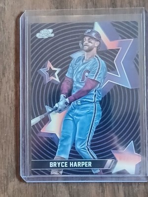 2025 Topps Cosmic Chrome - Starfractor Bryce Harper #SF-7 Black Refractor /10