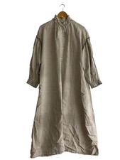 nest Robe Long Sleeve Dress FREE Linen BEG Plain 01244-1097