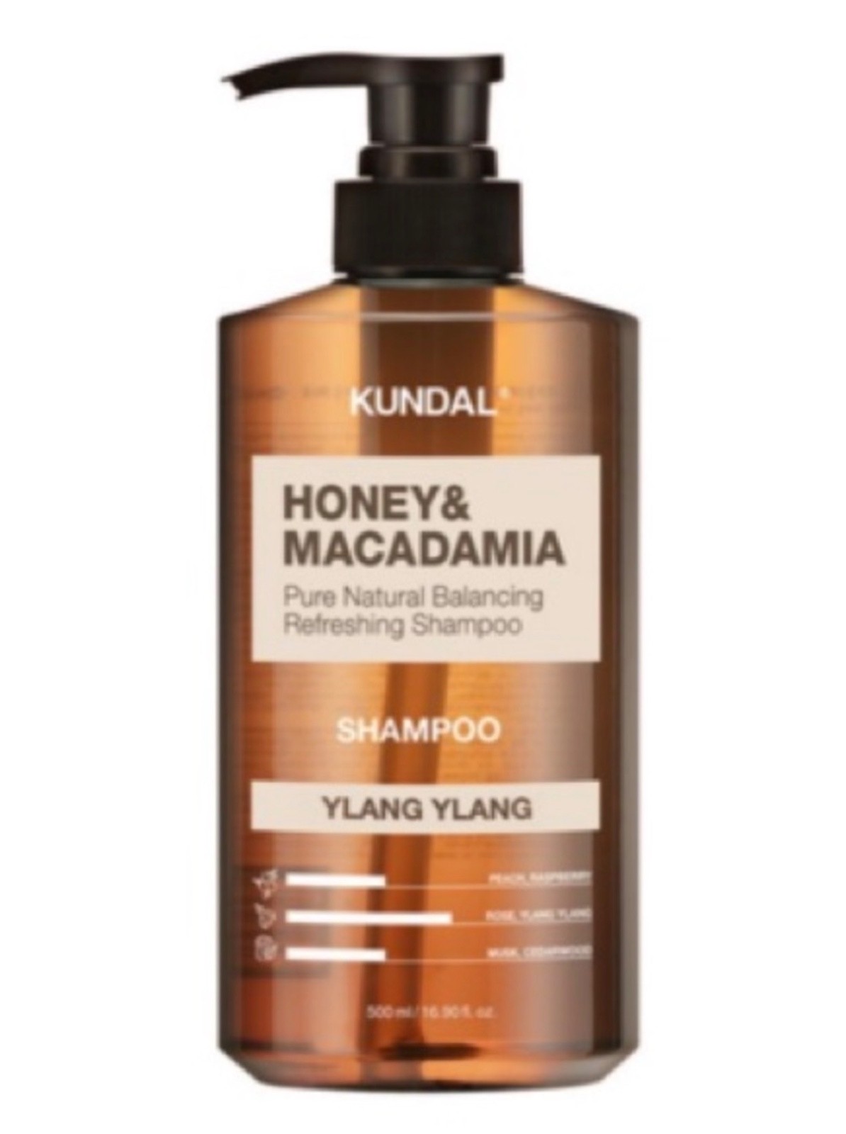 KUNDAL Honey & Macadamia Shampoo Ylang Ylang 500 mL