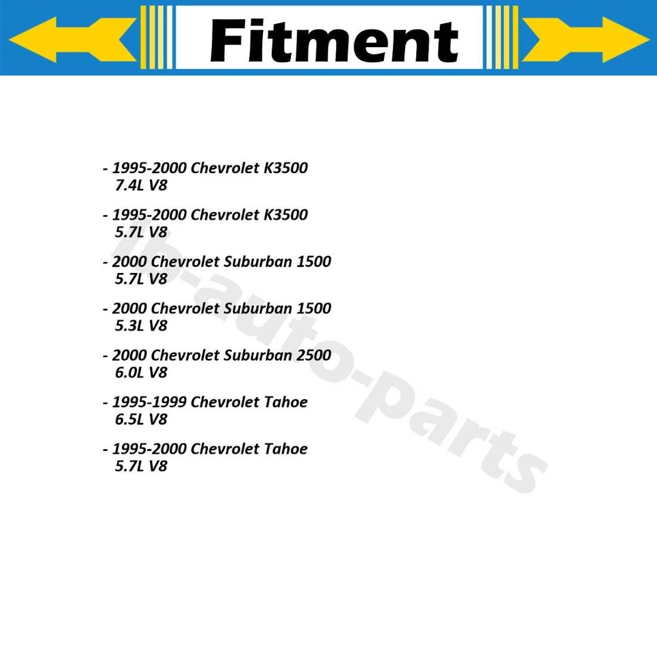 Kit de resistencia de motor soplador HVAC para Chevrolet C1500 1995 1996 1997 1998 1999 Foto 4 de 4