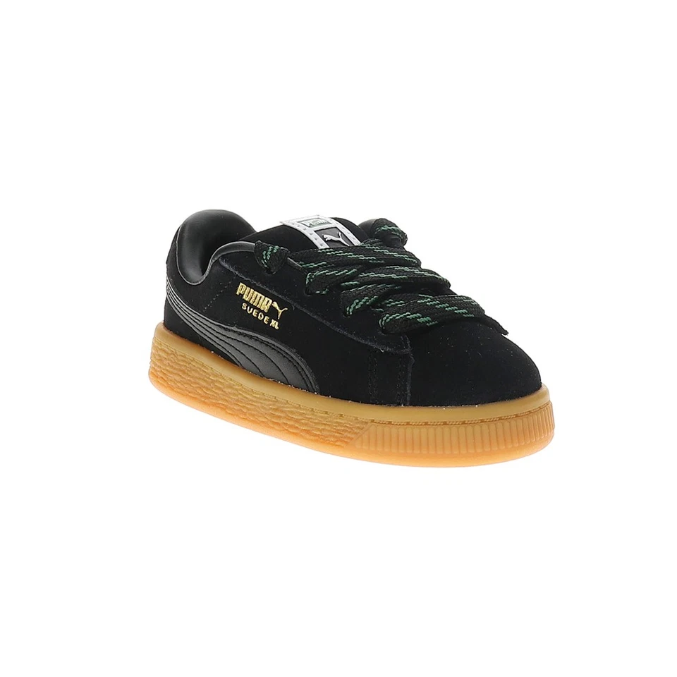 Zapatillas informales negras de gamuza PUMA XL para patín sin cordones para niños pequeños 39818602 Foto 2 de 4
