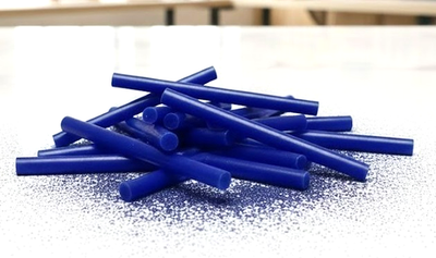 #ad Mini Hot Glue Sticks – Deep Navy Dark Blue – 5 16quot; 4quot; Diameter $35.97