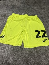 Carl Rushworth Swansea Match Worn Football Shorts Unwashed Worn