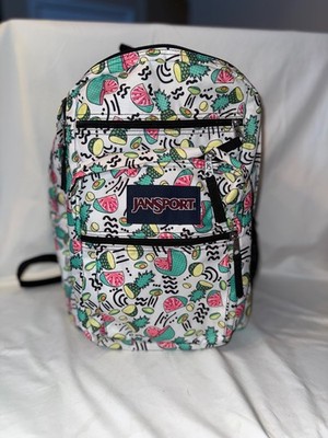Jansport Fruit Ninja Kids Backpack Multicolor State College Adjustable Strap Bag