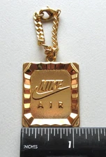 ⭐Nike Air Metal Shoe Tag Key Chain Hang Tag Sneaker Tag Charm Collectible