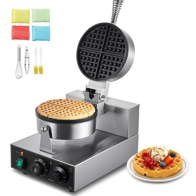 Uimoso Commercial Rotating Waffle Maker with Non-Stick Surface, 1230-2460W