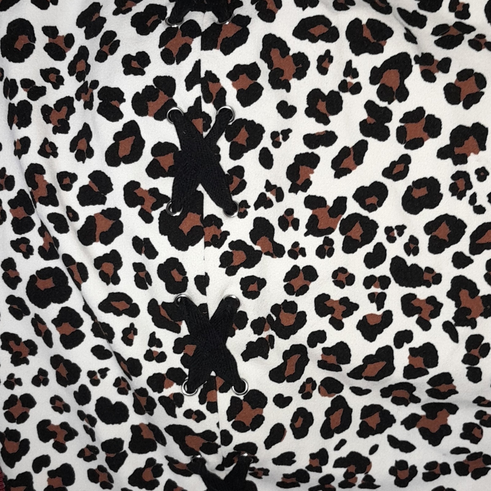 BOLD elements Leopard Print Knit Pencil Skirt Bow… - image 2