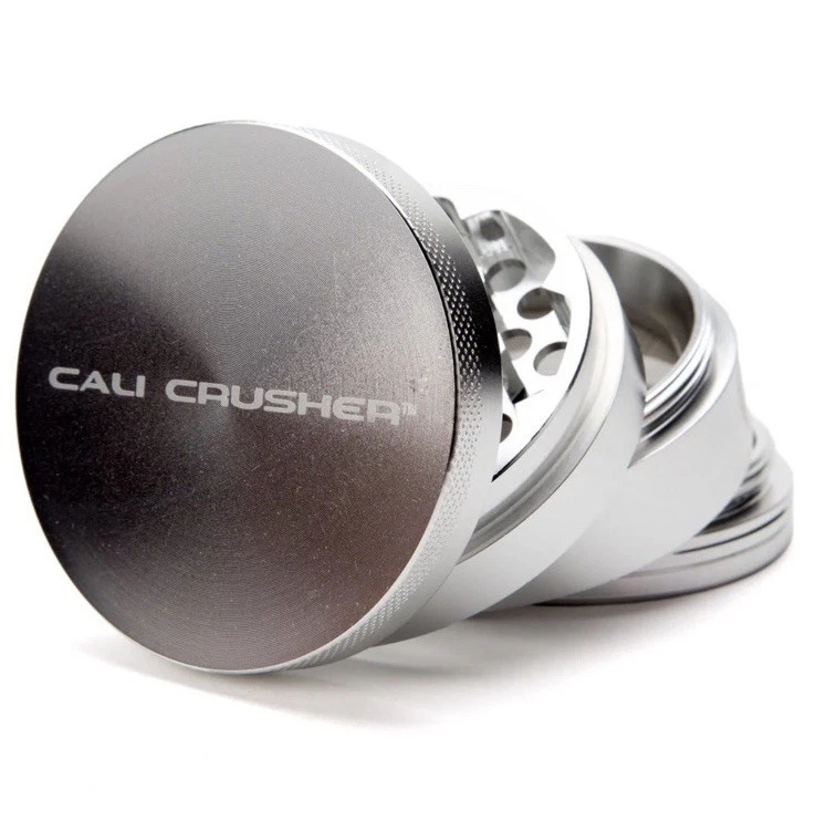2.5" Cali Crusher OG ALUMINUM High QUALITY 63mm Herb Spice Grinder, 4pc SILVER
Opens in a new window