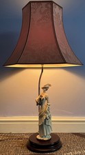 Giuseppe Armani "Eloise" 0350-F Florence Italy Mounted Figurine Lamp