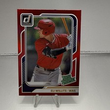 2026 Panini Donruss ELI WILLITS Red Foil Rated Prospect /250