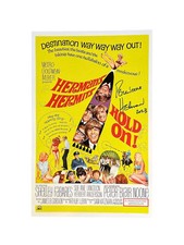 Peter Noone Herman's Hermits Hold On! Autographed Mini Movie Poster