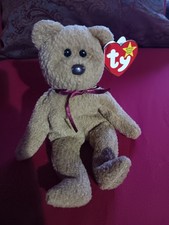 Ty Beanie Baby Curly Bear Plush 3+ Years Age Level 3-4 8-11