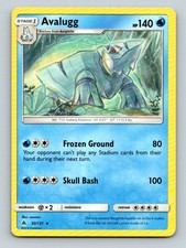 Avalugg 30/131 Rare Forbidden Light Pokemon Lightly Played