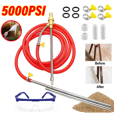 #ad 5000 PSI Sandblasting Kit Pressure Washer Sand Blaster Power Blaster Attachment $32.98