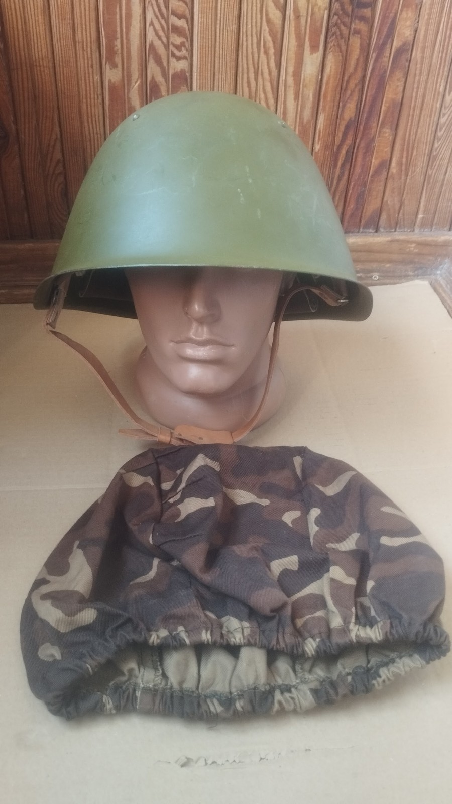 USSR ssh-68 Soviet Steel Helmet 1968 + Ukrainian Camo Cover Set New — image 9