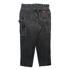 Dickies Double Knee Carpenter Pants - 30W 32L Gray Cotton