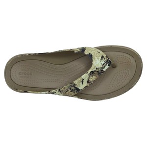 mens camo croc flip flops