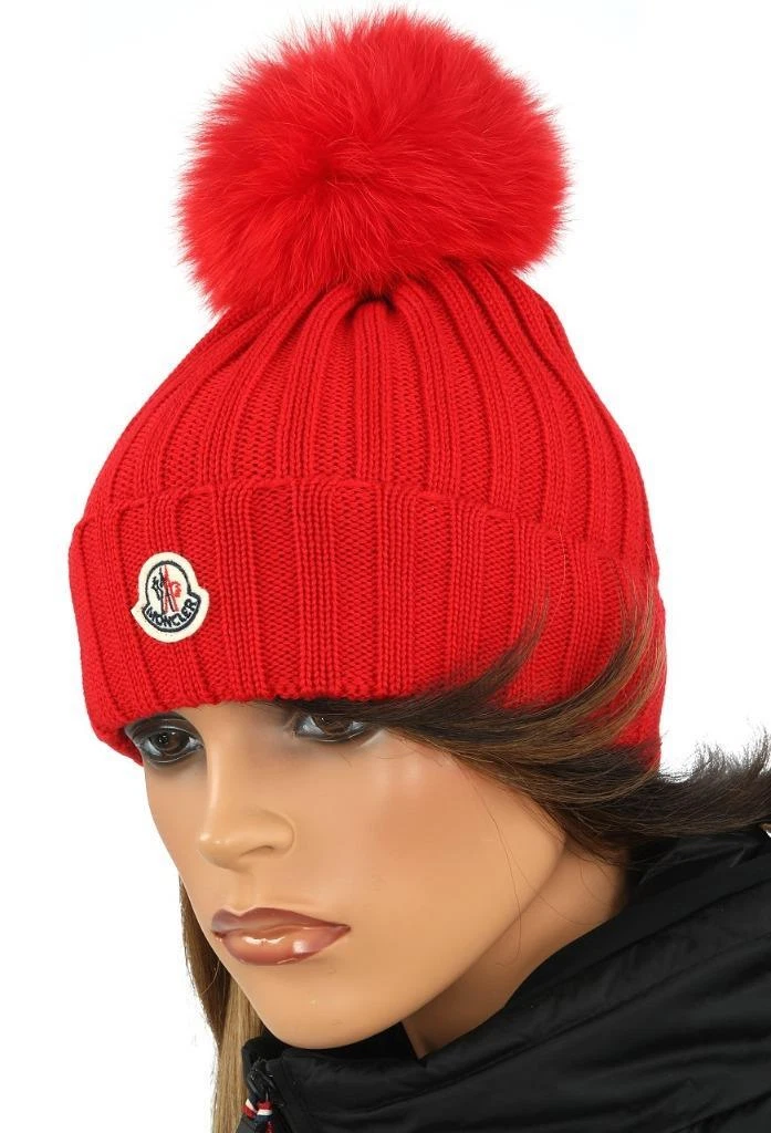 Moncler Wool Pom-Pom Beanie