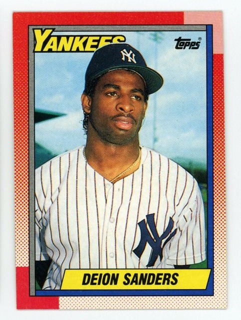 deion sanders new york yankees jersey