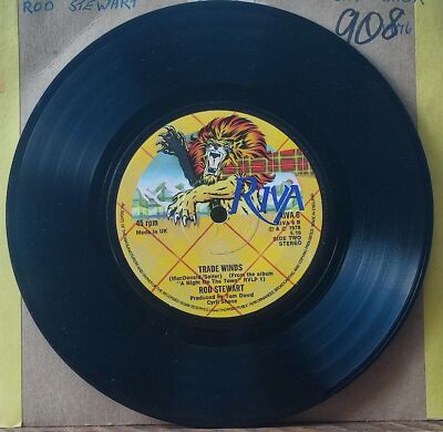 Trade Winds / Get Back by Rod Stewart - Single 7  Vinyl