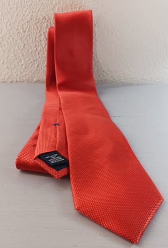 Nautica, Orange 100% Silk, Men’s Neck Tie, Made In China - Picture 4 of 6