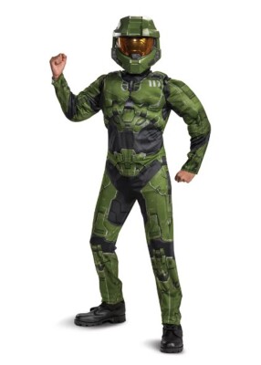 Halo Infinite Master Chief Child Costume Disguise Boys Size Small (4 - 6) NEW!