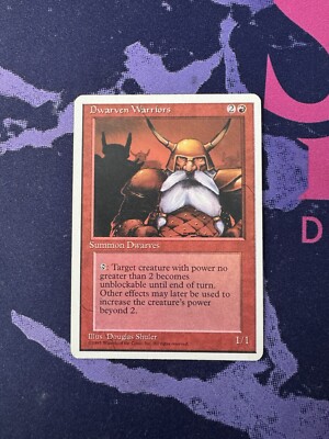 MTG - Dwarven Warriors - 1995
