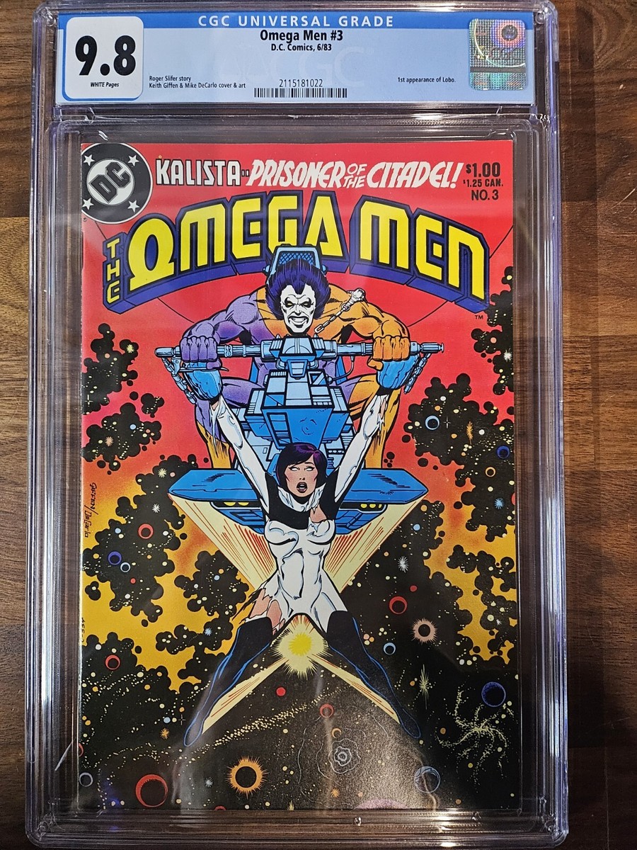 Omega Men #3 CGC 9.8 (1983) First Appearance of Lobo DC Comics | eBay