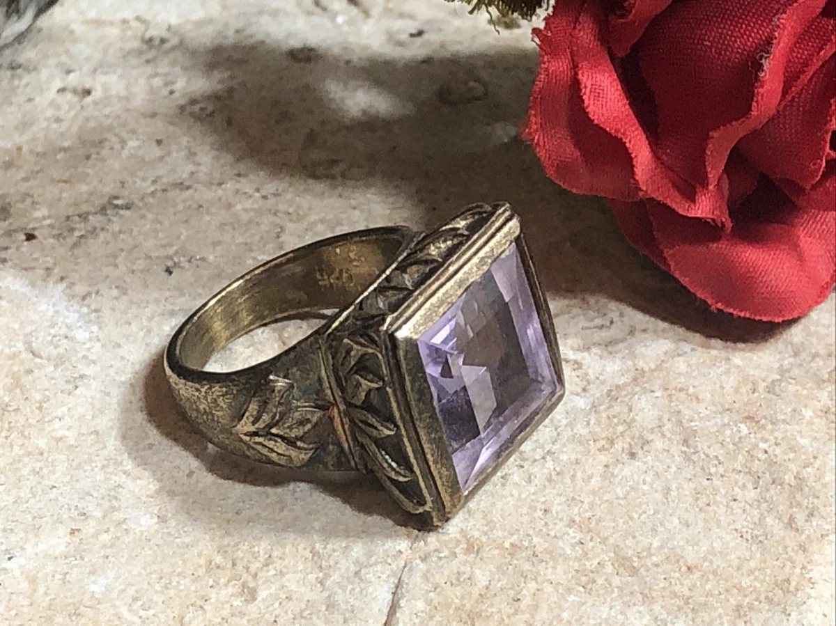 Vintage signet hotsell ring ebay