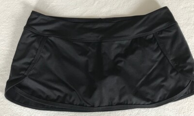 Athleta Sonoma Damen Baderock Bikini Unterteil in Schwarz * Größe S