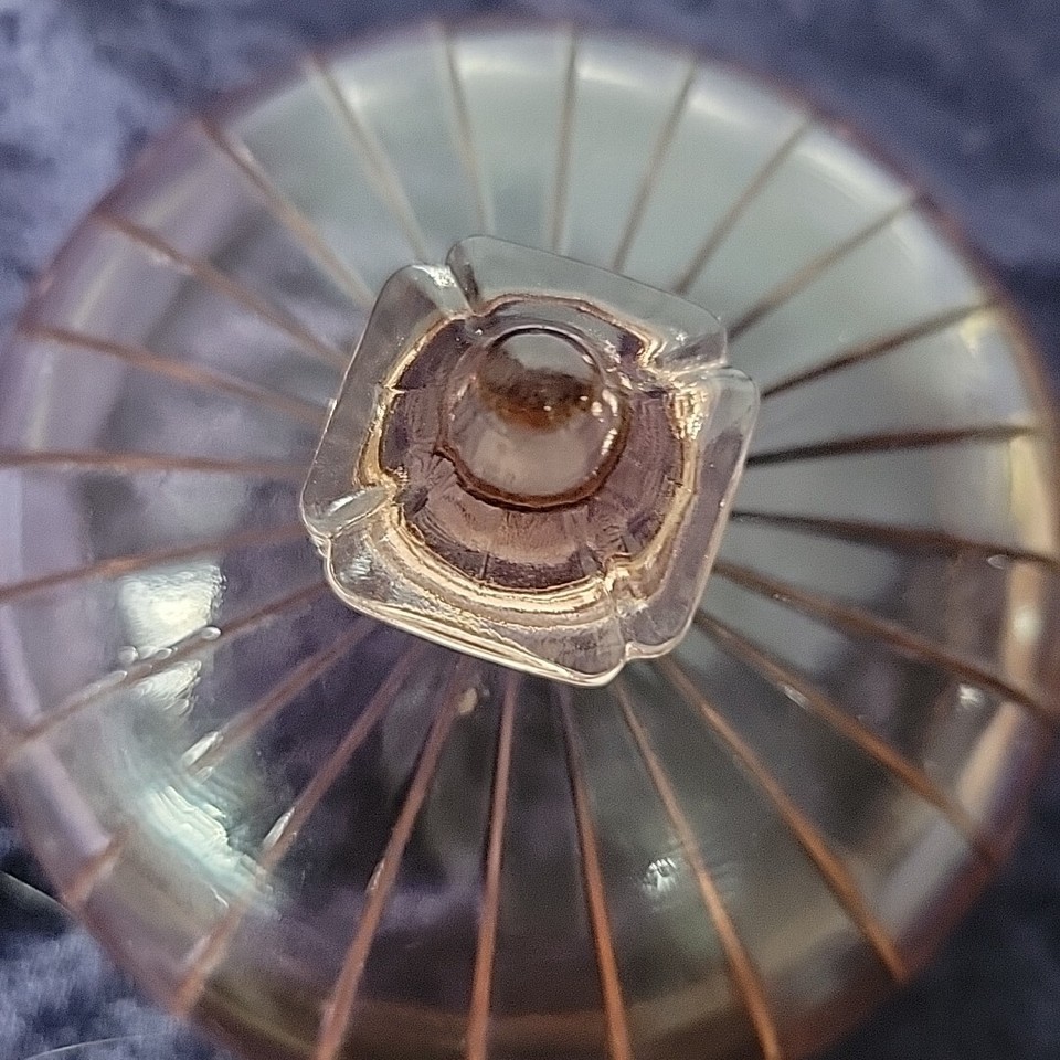 Anchor Hocking Queen Mary Pink Depression Covered Butter Dish Dome Lid