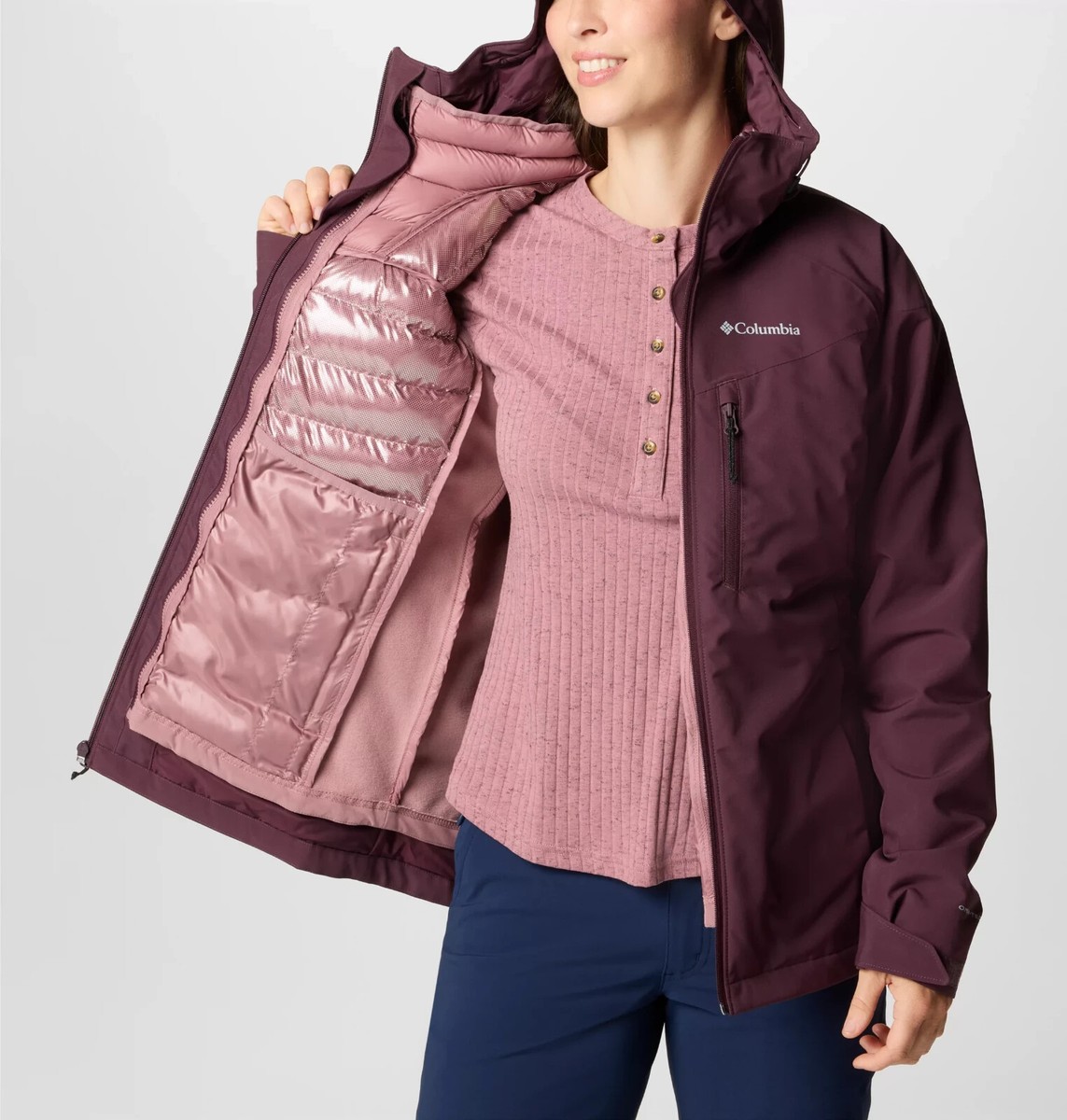 NWT Columbia Oak Ridge II Interchange Jacket Omni-Tech Moonvista
