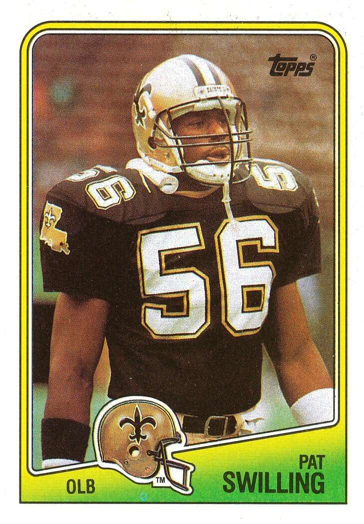 TOPPS Pat Swilling RC SAINTS LIONS RAIDERS Georgia Tech GT-YELLOWJACKETS