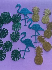 Flamingo/Tropical/Pineapple Cut Outs Bundle Set.Scrapbooking/Card Making/Party.