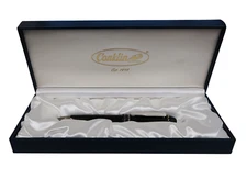 Conklin Black Chrome Trim Ballpoint Pen In Box*