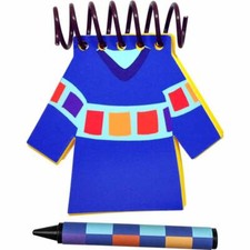 Handcrafted BLUE MULTICOLOR SHIRT Handy Dandy Notebook