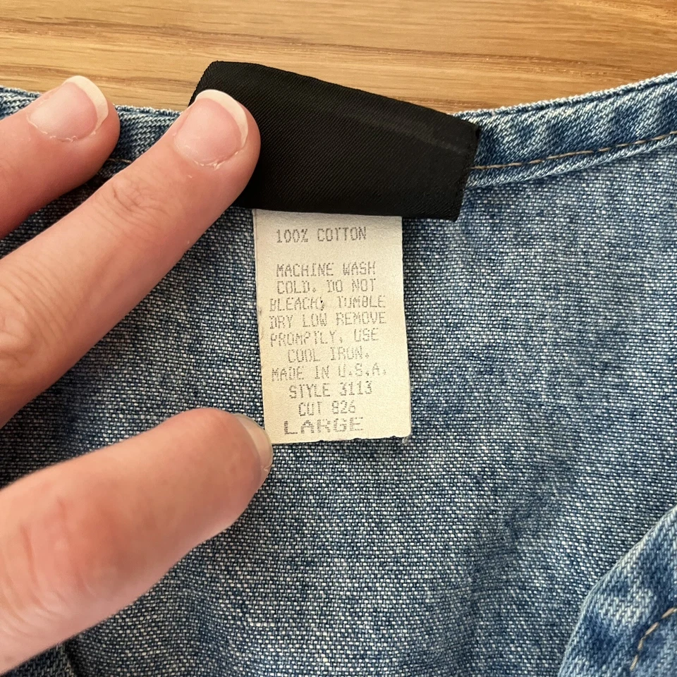 Chaqueta Vaquera De Colección ROUGHRIDER Rodeo Western MUJERES Grande Foto 3 de 4